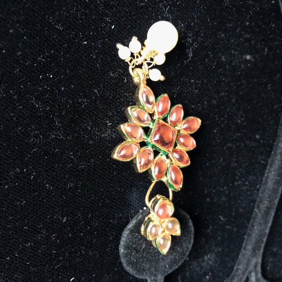 - Stunning Kundan earrings from India - Picture 1 of 2